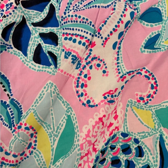 Lilly Pulitzer Katia Shorts in Chica Ticas Lilac Rose Size Large - Picture 8 of 11